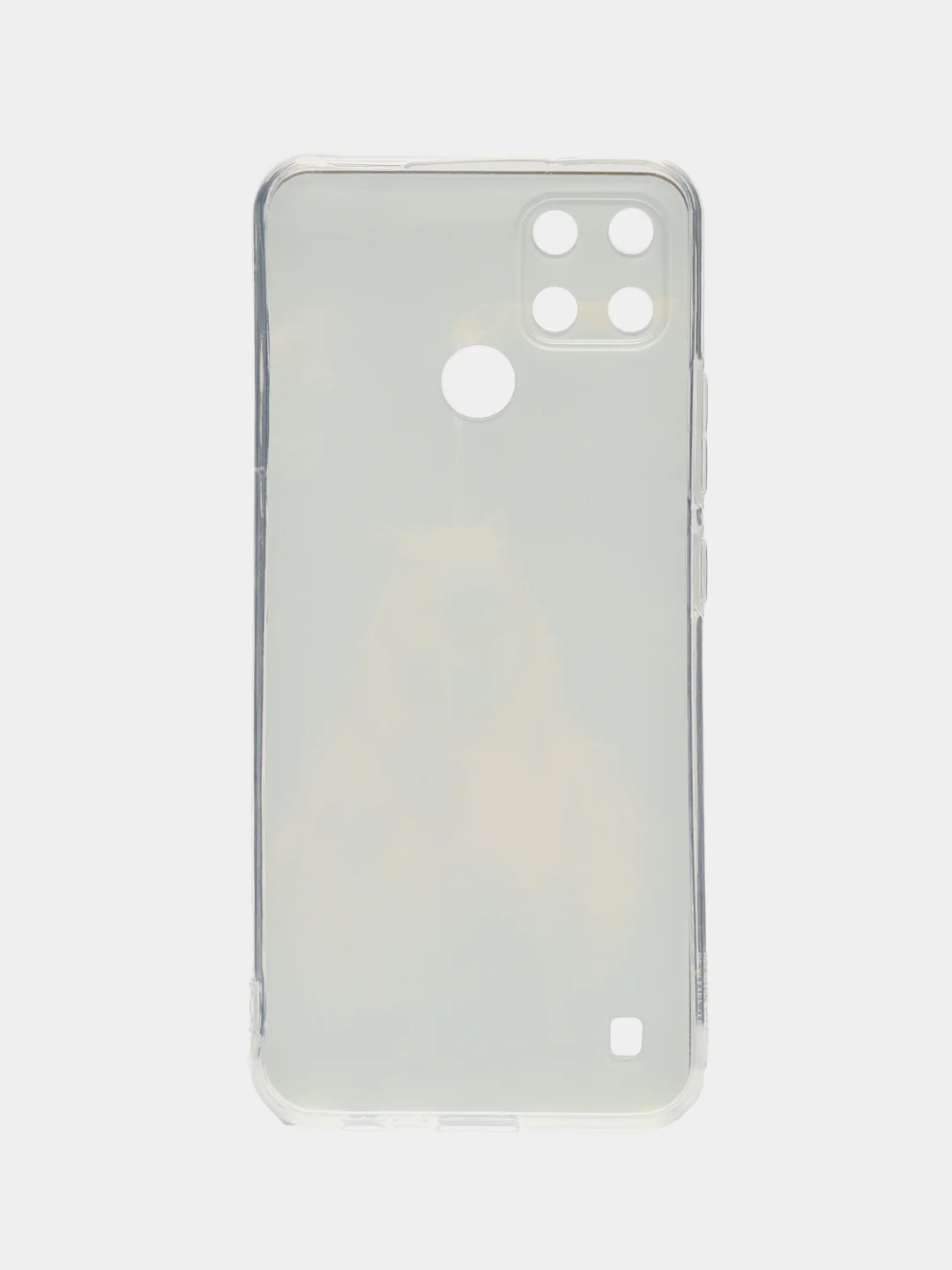 Коричневый чехол на Oppo Realme C21Y/C25Y / Реалми C21Y/C25Y прозрачный, с рисунком, защита камеры