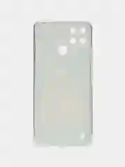 Коричневый чехол на Oppo Realme C21Y/C25Y / Реалми C21Y/C25Y прозрачный, с рисунком, защита камеры