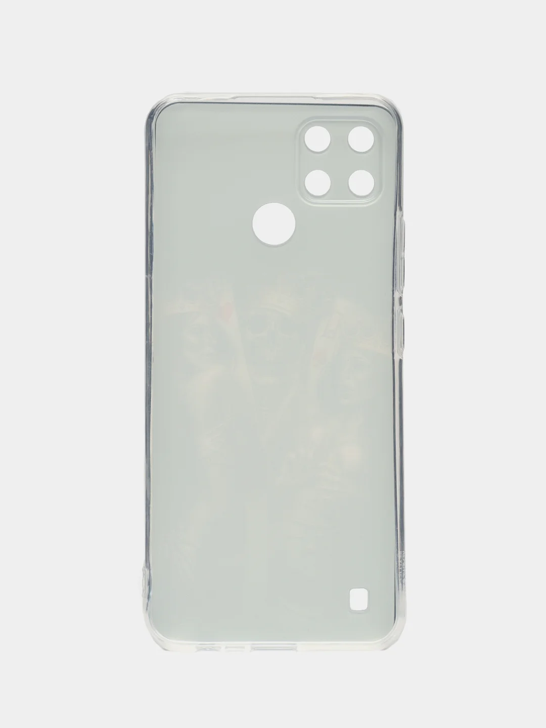 Оливковый чехол на Oppo Realme C21Y/C25Y / Реалми C21Y/C25Y прозрачный, с рисунком, защита камеры