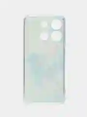Лазурный чехол на Infinix Smart 7 Plus / Инфиникс Смарт 7 Плюс прозрачный, с рисунком