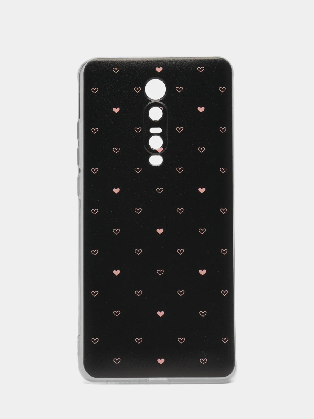 Черный чехол на Redmi K20/K20 Pro/Xiaomi Mi 9T/9T Pro / Редми К20 прозрачный, с рисунком