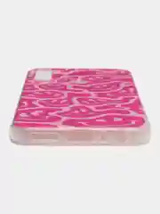 Пурпурный чехол на Xiaomi Redmi Note 8T / Сяоми Редми Нот 8T прозрачный, с рисунком, защита камеры