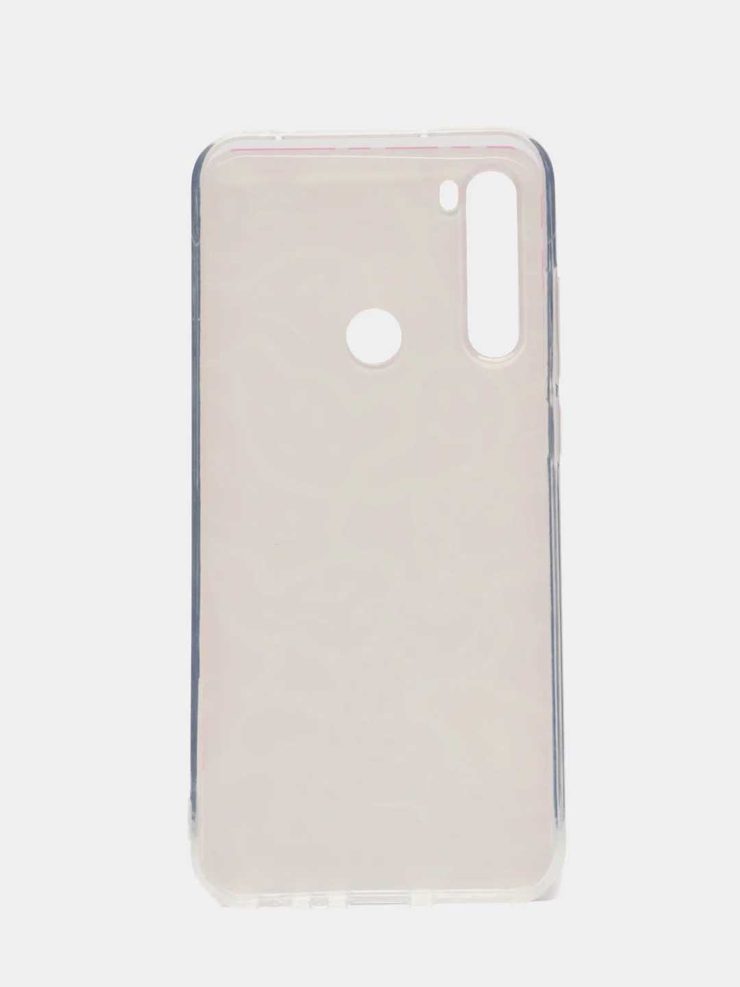 Пурпурный чехол на Xiaomi Redmi Note 8T / Сяоми Редми Нот 8T прозрачный, с рисунком, защита камеры