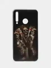 Оливковый чехол на Honor 10i/20 Lite 2019/20e/Huawei P Smart Plus 2019 / Хонор 10i прозрачный