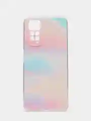Пудровый чехол на Redmi Note 11 4G Global/11S / Редми Ноут 11 Global/11S прозрачный, с рисунком