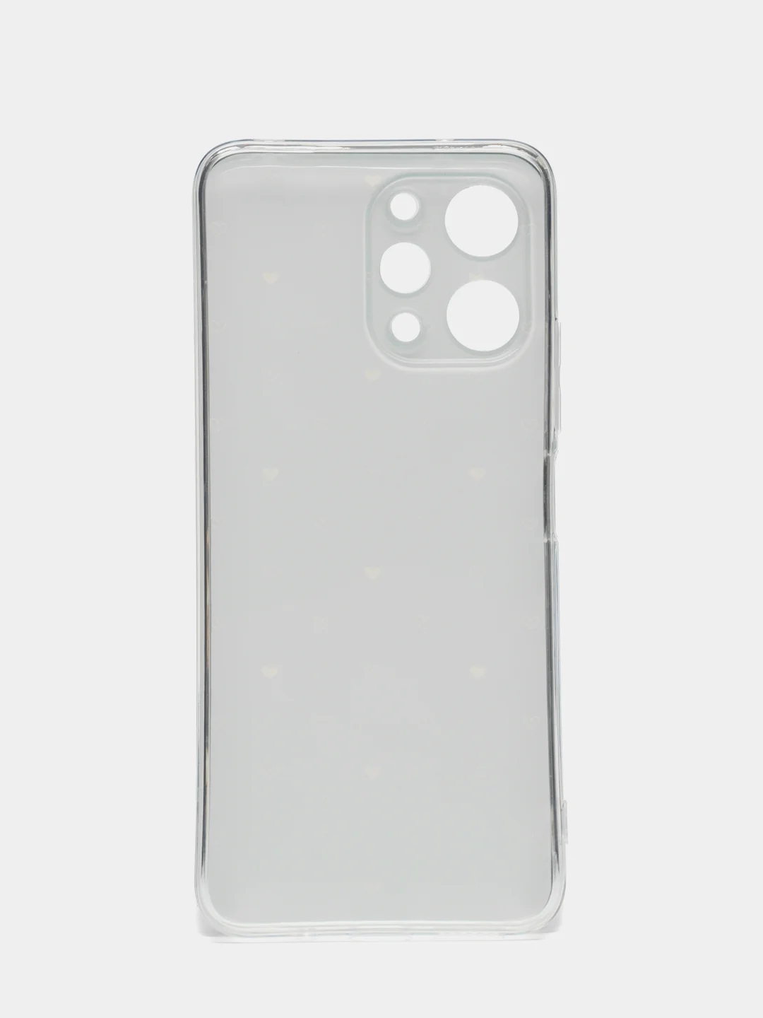 Черный силиконовый чехол на Xiaomi Redmi 12 / Редми 12 прозрачный, с рисунком, защита камеры