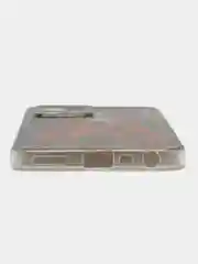 Коралловый меланж силиконовый чехол на Realme C35 / Реалми С35 прозрачный, с рисунком, защита камеры