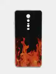 Оранжевый чехол на Redmi K20/K20 Pro/Xiaomi Mi 9T/9T Pro / Редми К20 прозрачный, с рисунком