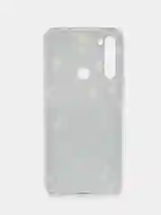 Серый чехол на Xiaomi Redmi Note 8T / Сяоми Редми Нот 8T прозрачный, с рисунком, защита камеры