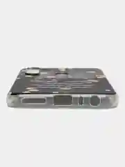Серый чехол на Xiaomi Redmi Note 8T / Сяоми Редми Нот 8T прозрачный, с рисунком, защита камеры