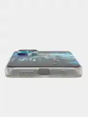 Серый чехол на Redmi Note 11 4G Global/11S / Редми Ноут 11 Global/11S прозрачный, с рисунком