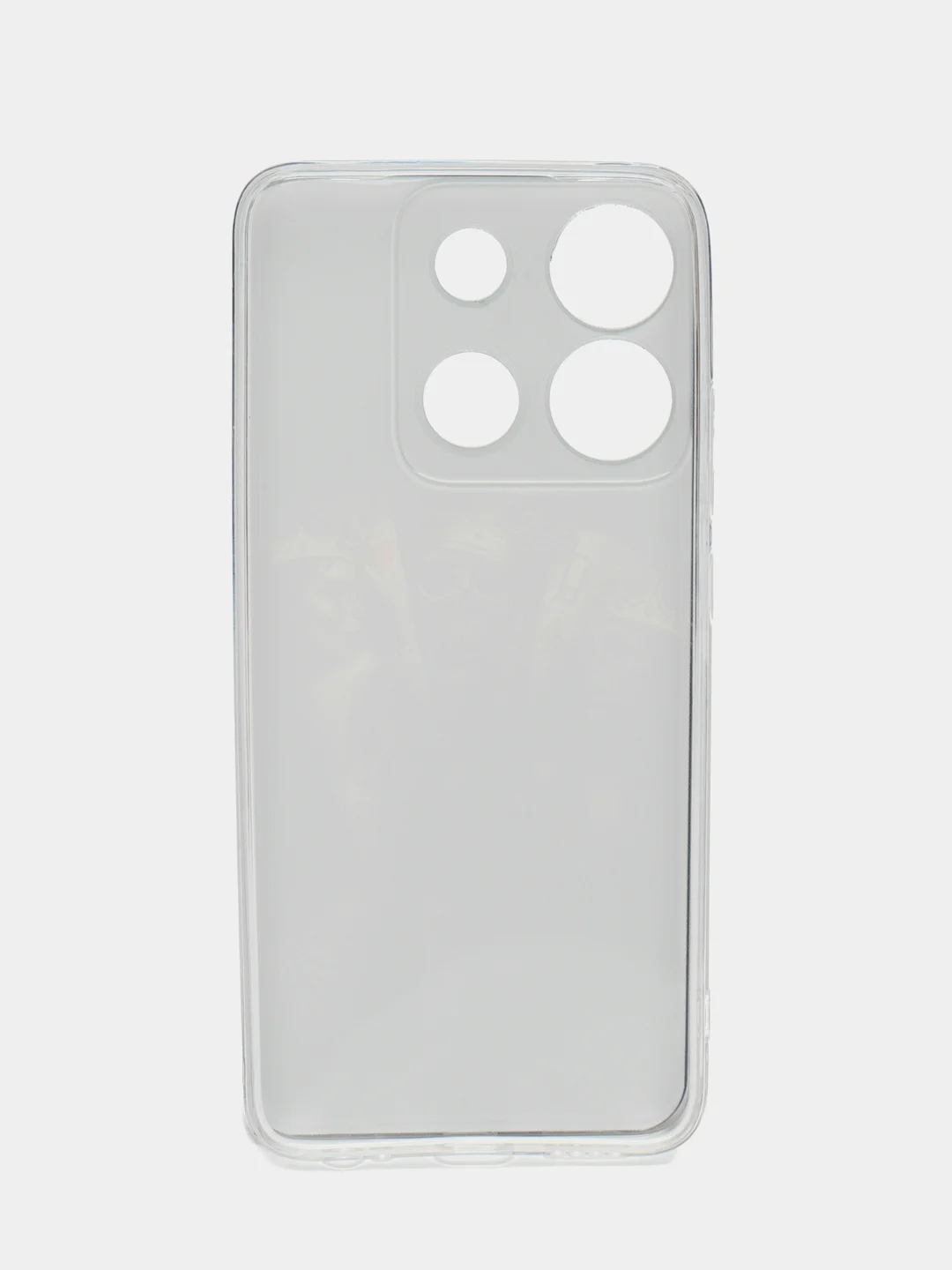 Оливковый чехол на Infinix Smart 7 Plus / Инфиникс Смарт 7 Плюс прозрачный, с рисунком