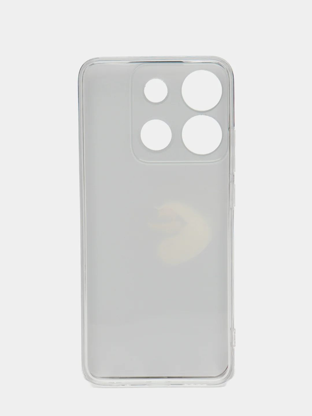 Фиолетовый чехол на Infinix Smart 7 Plus / Инфиникс Смарт 7 Плюс прозрачный, с рисунком