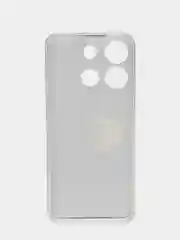 Фиолетовый чехол на Infinix Smart 7 Plus / Инфиникс Смарт 7 Плюс прозрачный, с рисунком