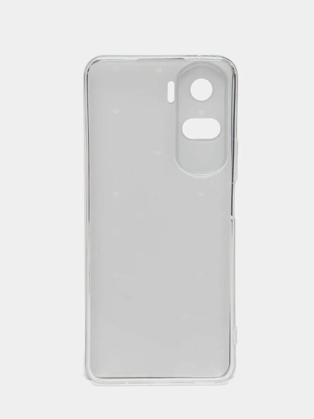 Черный силиконовый чехол на Honor 90 Lite / Хонор 90 Лайт прозрачный, с рисунком, защита камеры