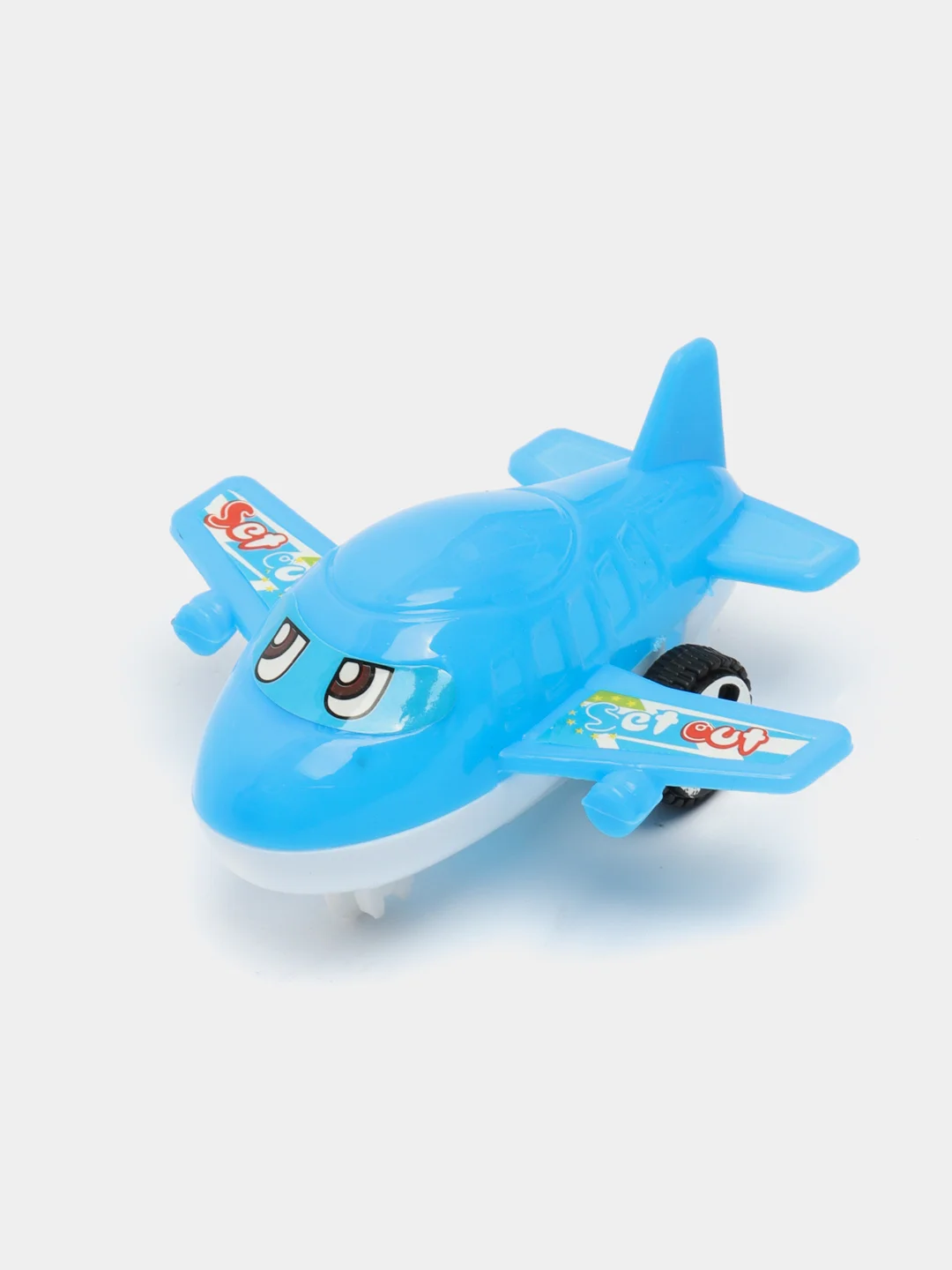 Разноцветный игрушка самолет, инерционная. Игрушечный транспорт, 3+