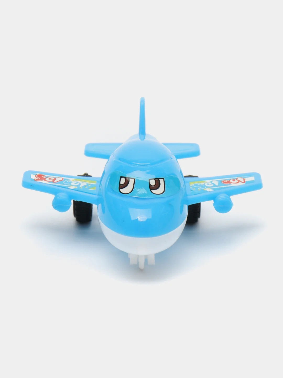 Разноцветный игрушка самолет, инерционная. Игрушечный транспорт, 3+