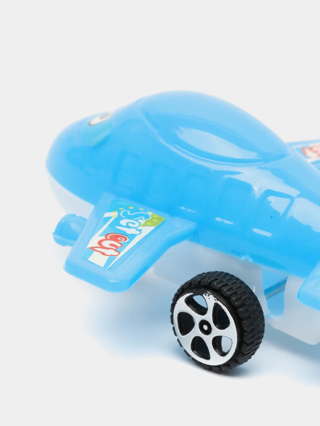 Разноцветный игрушка самолет, инерционная. Игрушечный транспорт, 3+