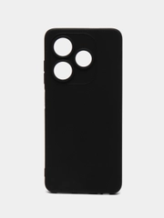 Чехол Tecno Spark GO 2024 / Spark 20 / 20C / Техно Спарк Го 2024, черный, силиконовый
