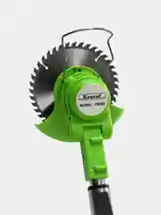 Салатовый триммер аккумуляторный Krotof CBC02 (650 Вт, два аккумулятора Li-ion 2000mAH)