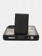 Черный чехол с подставкой на Tecno Spark 10 и Tecno Spark 10C (Техно Спарк 10 и Техно Спарк 10С)