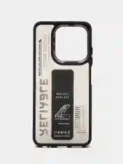 Черный чехол с подставкой на Tecno Spark 10 и Tecno Spark 10C (Техно Спарк 10 и Техно Спарк 10С)