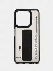 Черный чехол с подставкой на Tecno Spark 10 и Tecno Spark 10C (Техно Спарк 10 и Техно Спарк 10С)