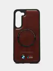Коричневый чехол MagSafe на Samsung Galaxy S23 Plus (Магсейф Самсунг С23 Плюс)