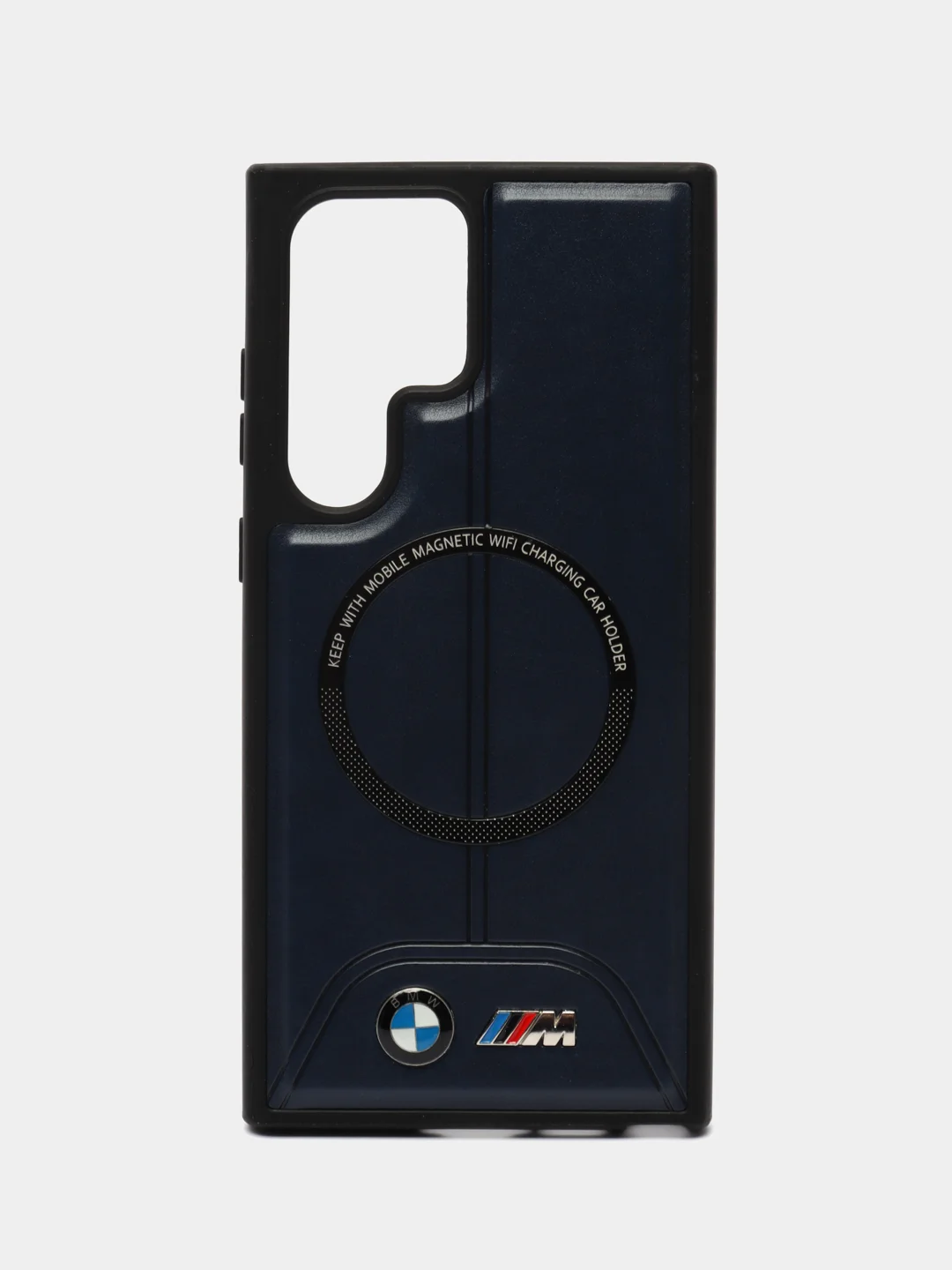 Темно-синий чехол MagSafe на Samsung S23 Ultra (Магсейф Самсунг С23 Ультра)