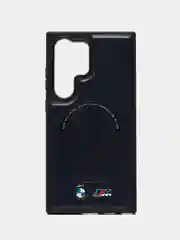 Темно-синий чехол MagSafe на Samsung S24 Ultra (Магсейф Самсунг С24 Ультра)