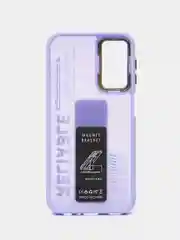 Лавандовый чехол с подставкой на Samsung A24 (Самсунг А24)