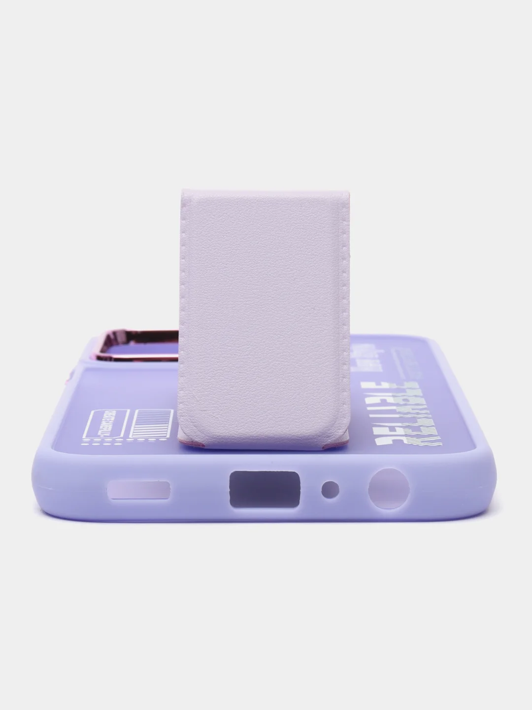 Лавандовый чехол с подставкой на Samsung A24 (Самсунг А24)
