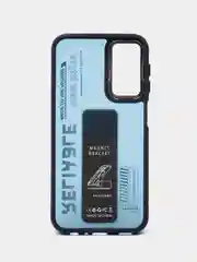 Темно-синий чехол с подставкой на Samsung A24 (Самсунг А24)