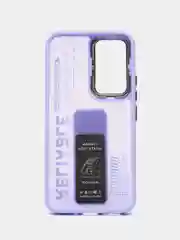 Лавандовый чехол с подставкой на Samsung A54 (Самсунг А54)