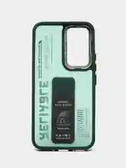 Зеленый чехол с подставкой на Samsung A54 (Самсунг А54)