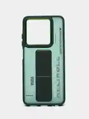 Зеленый чехол с подставкой на Tecno Spark 20, Spark 20C и Tecno Spark Go 2024