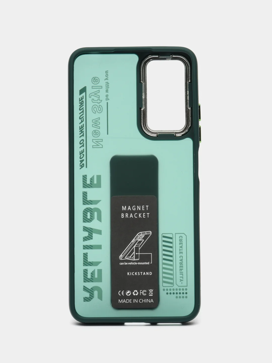 Зеленый чехол с подставкой на Xiaomi Redmi Note 11 Pro 4G и Xiaomi Redmi Note 12 Pro 4G