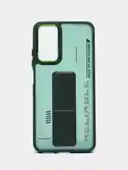 Зеленый чехол с подставкой на Xiaomi Redmi Note 11 Pro 4G и Xiaomi Redmi Note 12 Pro 4G