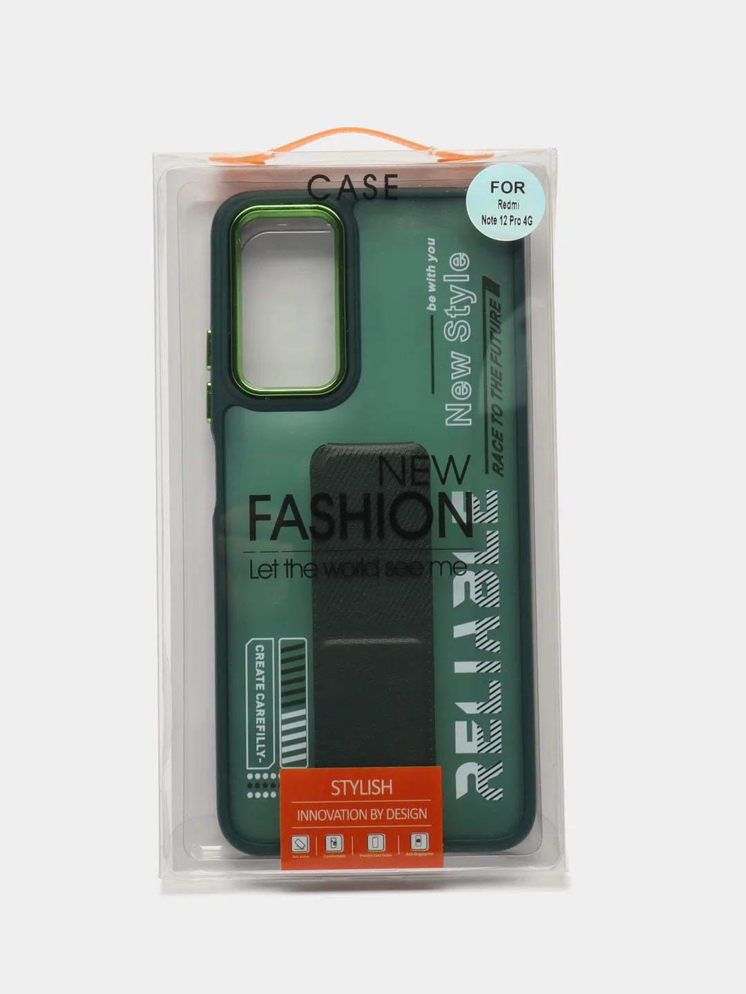 Зеленый чехол с подставкой на Xiaomi Redmi Note 11 Pro 4G и Xiaomi Redmi Note 12 Pro 4G