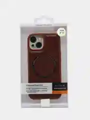 Коричневый чехол MagSafe на iPhone 13 (Магсейф Айфон 13)