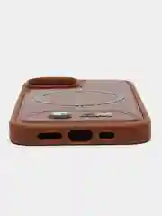Коричневый чехол MagSafe на iPhone 13 (Магсейф Айфон 13)