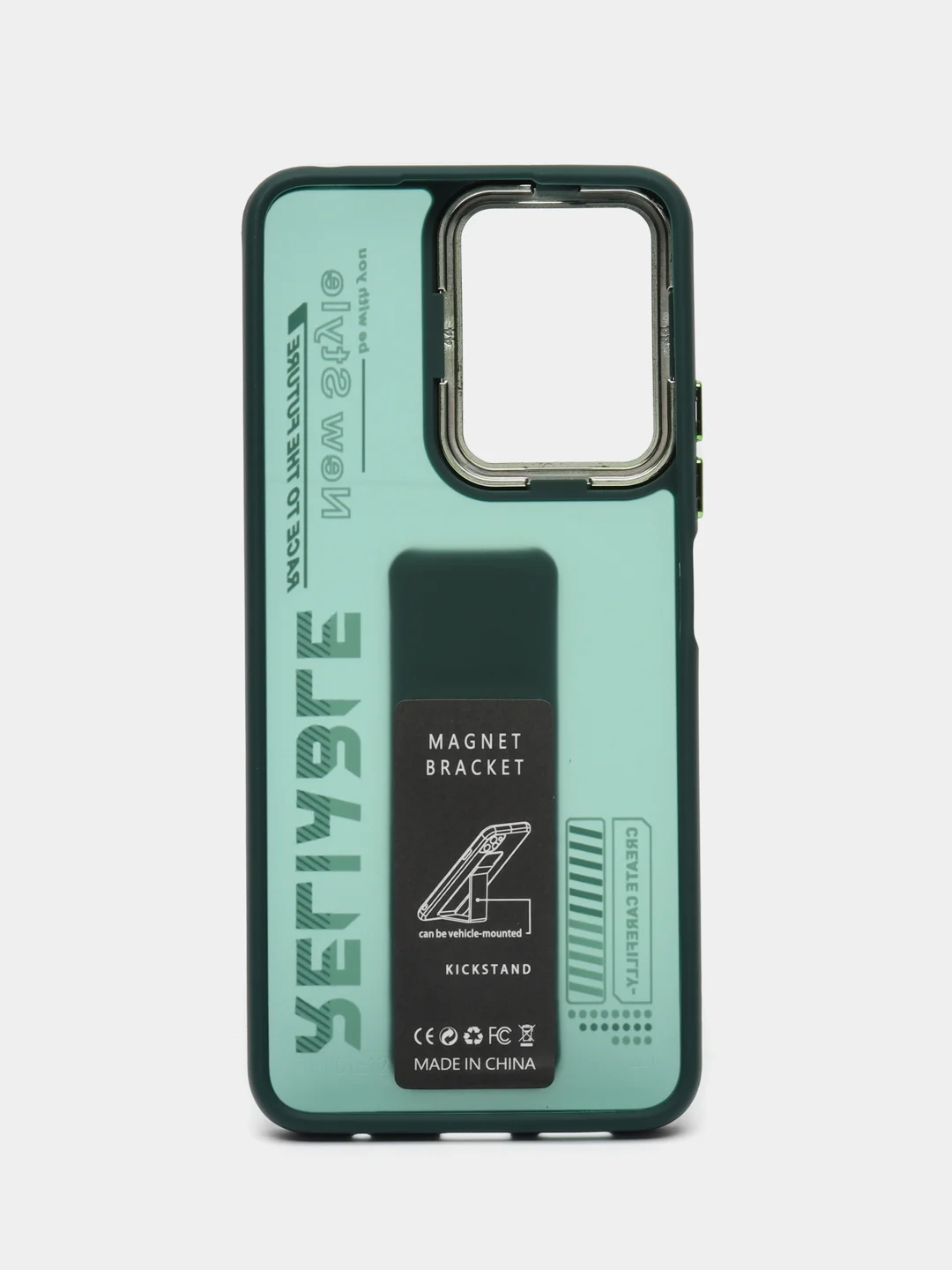 Зеленый чехол с подставкой на Xiaomi Redmi Note 12 4G (Сяоми Редми Нот 12 4G)