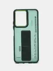 Зеленый чехол с подставкой на Xiaomi Redmi Note 12 4G (Сяоми Редми Нот 12 4G)