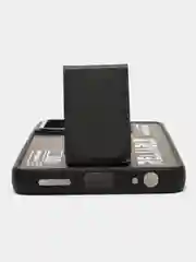 Темно-синий чехол с подставкой на Tecno Spark 20, Spark 20C и Tecno Spark Go 2024