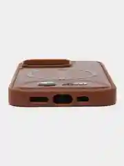 Коричневый чехол MagSafe на iPhone 15 Pro (Магсейф Айфон 15 Про)
