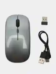 Мышь беспроводная, бесшумная, игровая Bluetooth мышка с RGB подсветкой