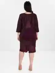 Бордовый костюм женский, с юбкой, большой размер, праздничный, нарядный
