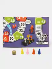 Настольная игра ходилка бродилка "Безумная гонка"