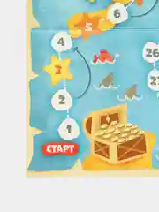 Настольная игра ходилка бродилка "Морской бой"