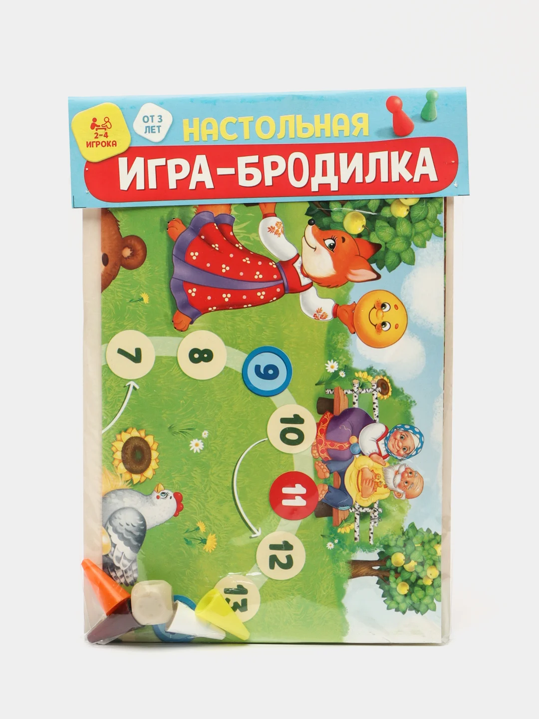 Настольная игра ходилка бродилка "В стране сказок"